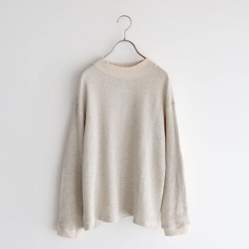 Clip.tab ワッフル モックネックプルオーバーの通販。- AIDA ONLINE