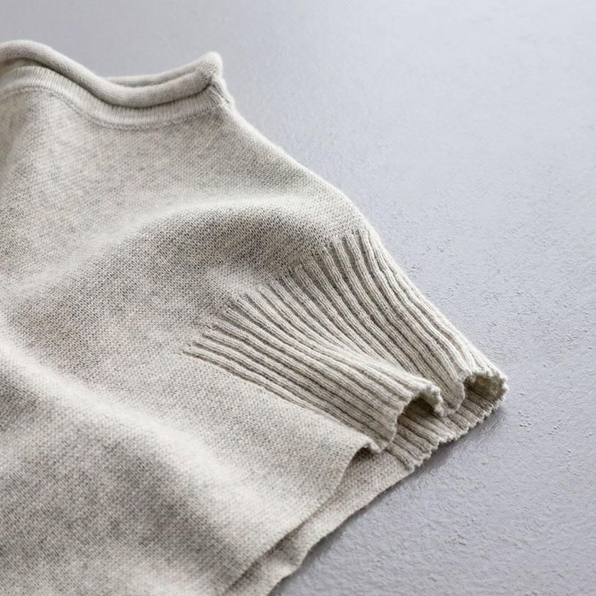 コットンカシミヤニットベスト セール】 【洗える】コットンカシミヤ ニットベスト （ベスト