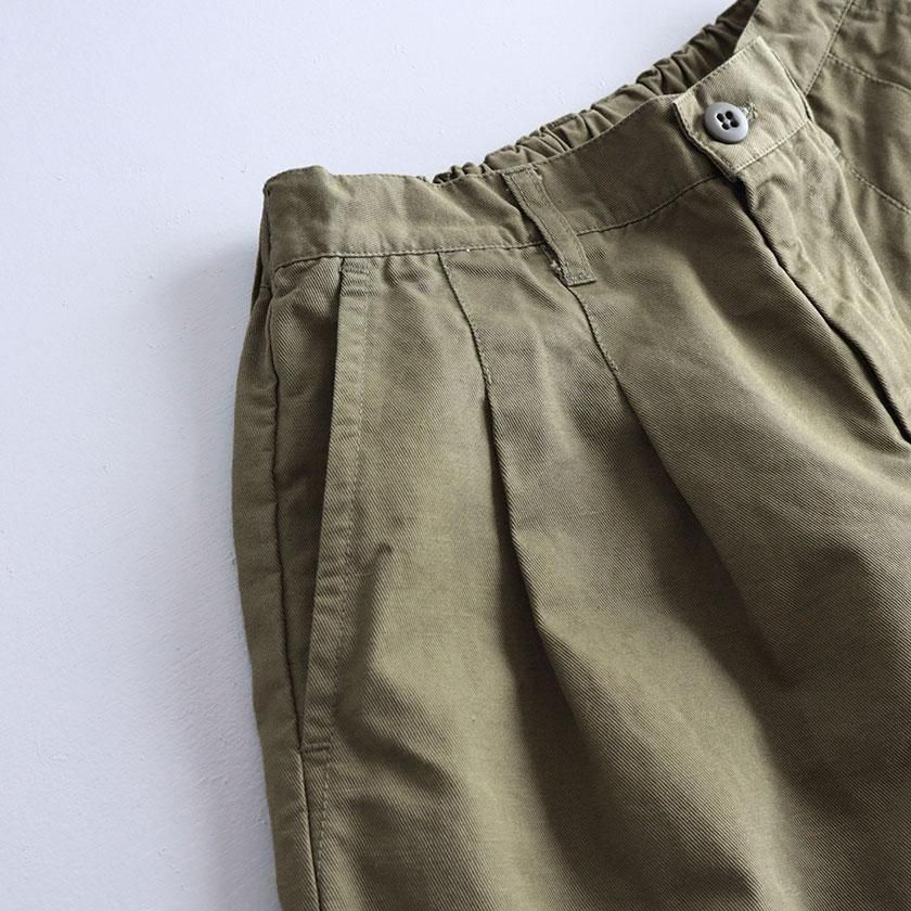 NATURAL LAUNDRY コットンリネンカルゼ bigチノパンツ の通販。- AIDA