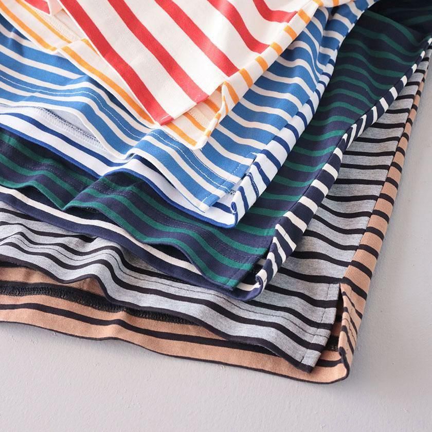 NATURAL LAUNDRY パネルボーダー バイカラープルオーバー の通販