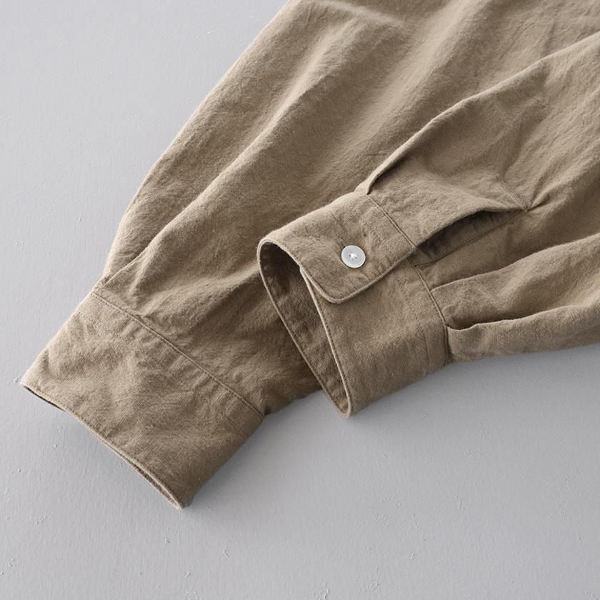 ORCHID コットンリネンダンプ クラシックシャツジャケット の