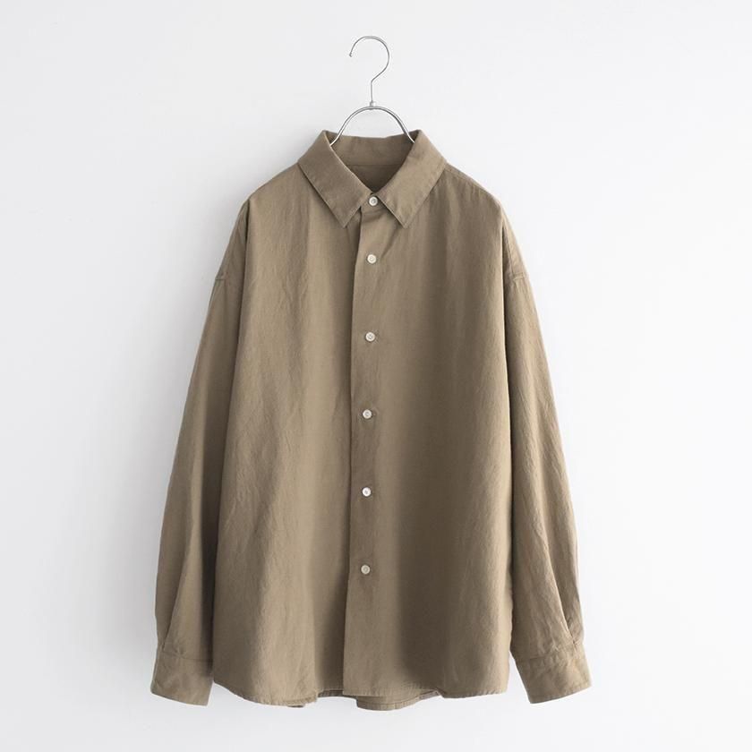 クラシック jkmegaton ORCHID コットンリネンダンプ クラシックシャツジャケット の