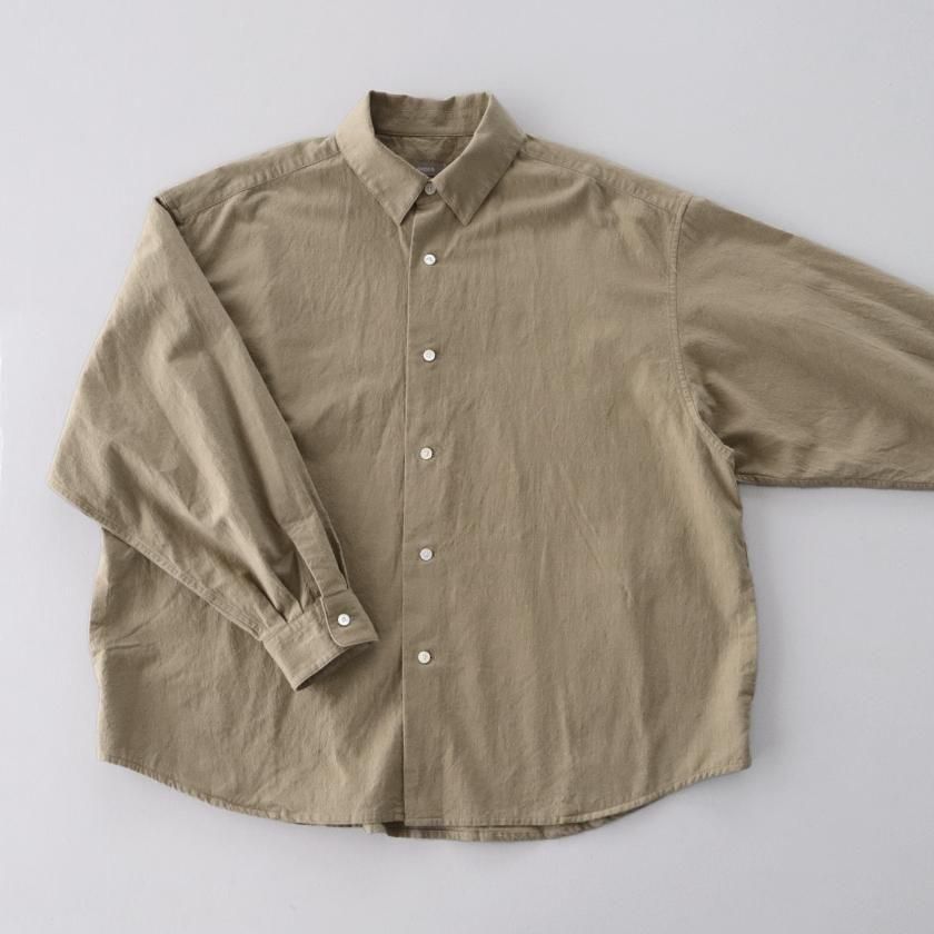 ORCHID コットンリネンダンプ クラシックシャツジャケット の