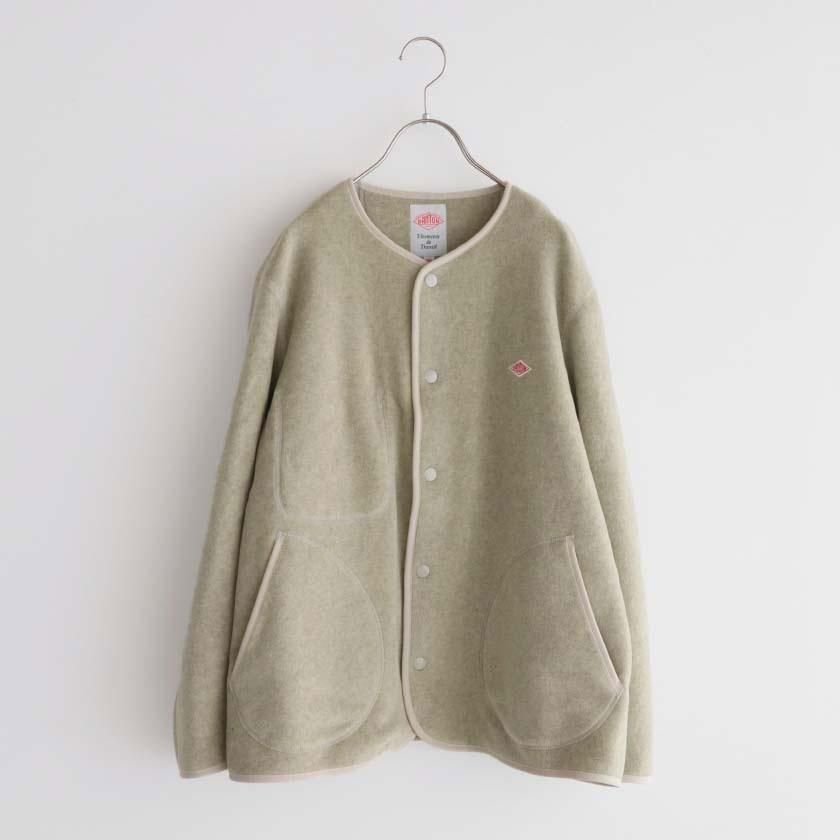 DANTON フリース カラーレスジャケット の通販。- AIDA ONLINE