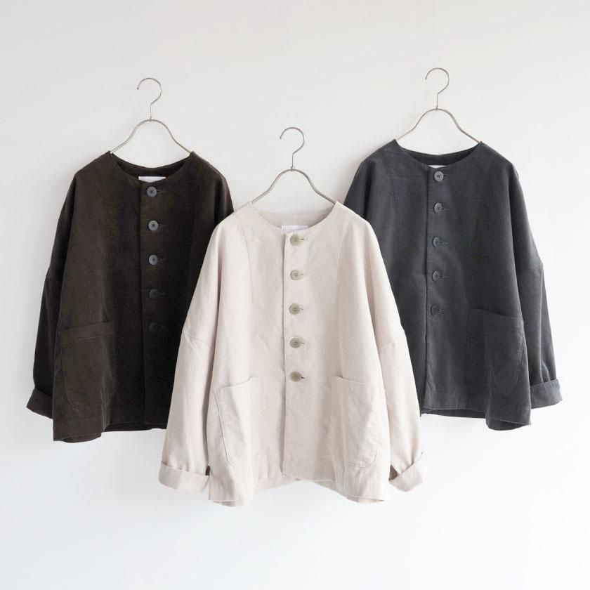 グラッドハンド ノーカラージャケット コーデュロイ切り替え M グラッドハンド ノーカラージャケット コーデュロイ切り替え M