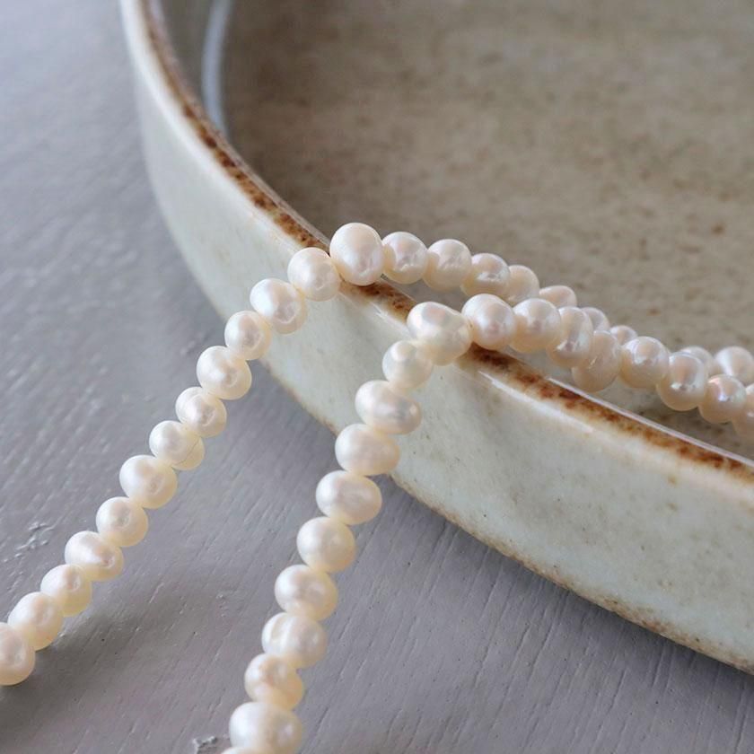 中川政七商店 utilite 淡水パールネックレス utilite パールネックレス 40㎝｜服飾品｜中川政七商店 公式サイト