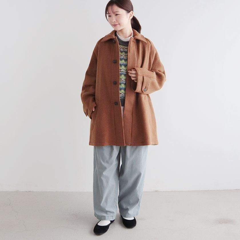<img class='new_mark_img1' src='https://img.shop-pro.jp/img/new/icons14.gif' style='border:none;display:inline;margin:0px;padding:0px;width:auto;' />HTS HEAVY WEIGHT WOOL TWILL BALMACAAN SHORT COAT