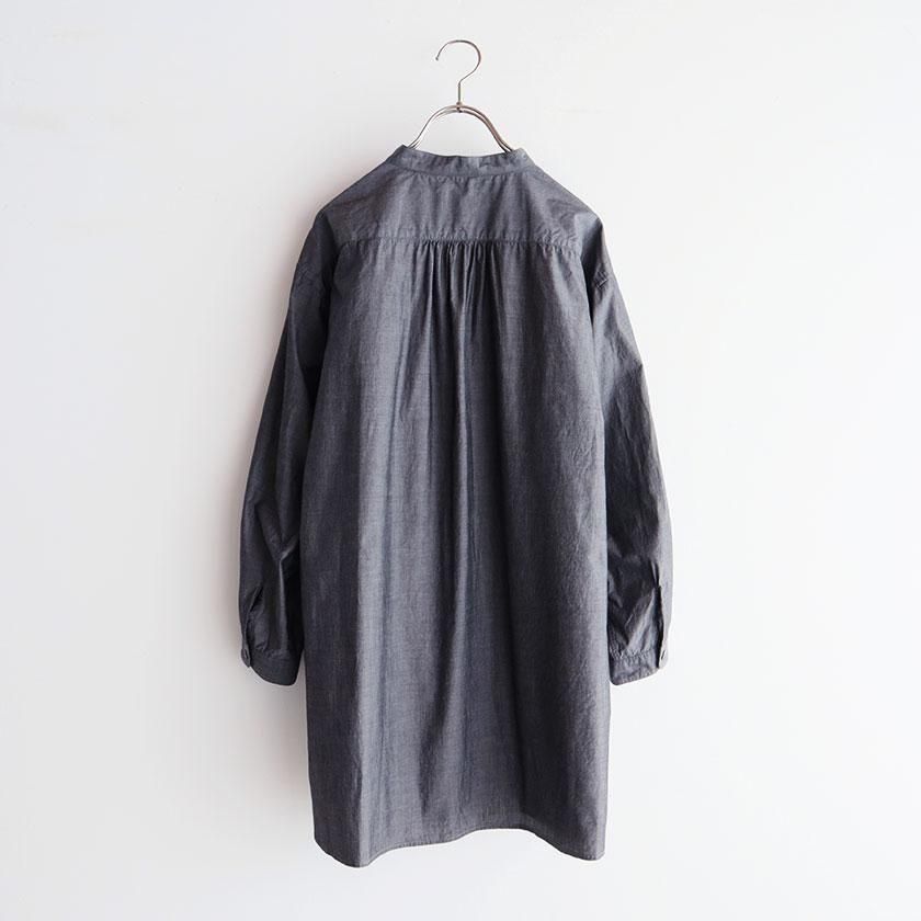 ORCHID オーガニックコットン マグワッシャー バンドカラーロング