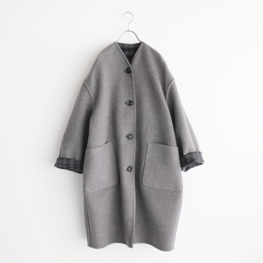 LE GLAZIK ウールリバーシブルコート の通販。- AIDA ONLINE STORE