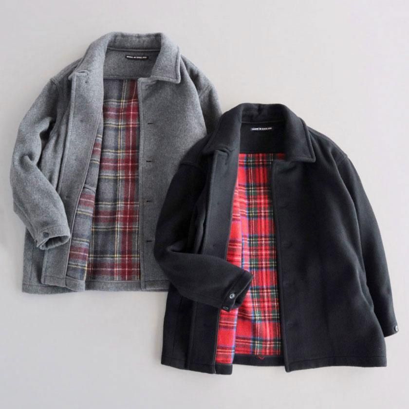 <img class='new_mark_img1' src='https://img.shop-pro.jp/img/new/icons14.gif' style='border:none;display:inline;margin:0px;padding:0px;width:auto;' />UNFILLONDON TRADITION WOOL BLEND DOUBLE FACE OVERSIZE JACKET