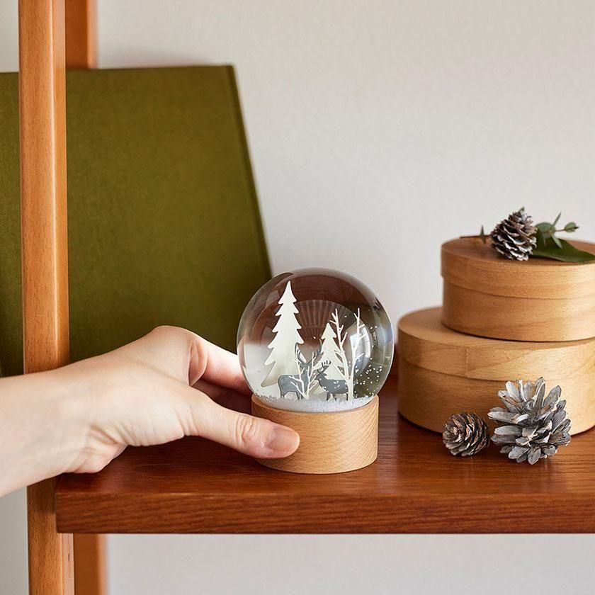 shesay インテリアに馴染むスノードーム フォレスト の通販- AIDA