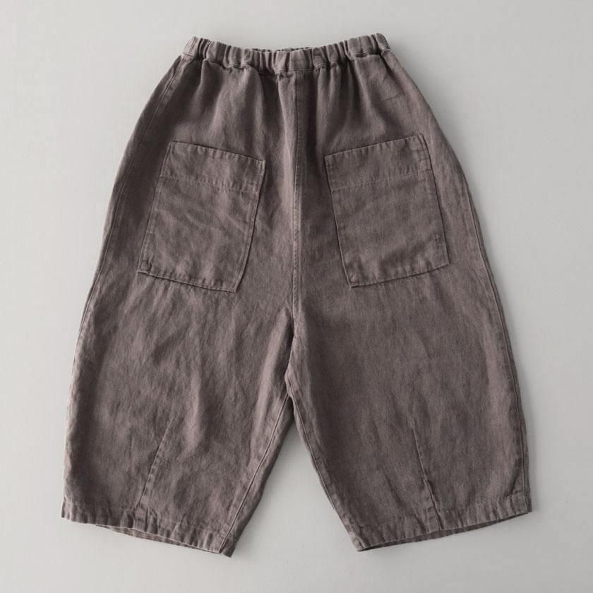 tumuguソリトリリネン　フリーサイズ tumugu: ソリトリネン 8分丈パンツ の通販。- 毎日をちょっぴり楽しく