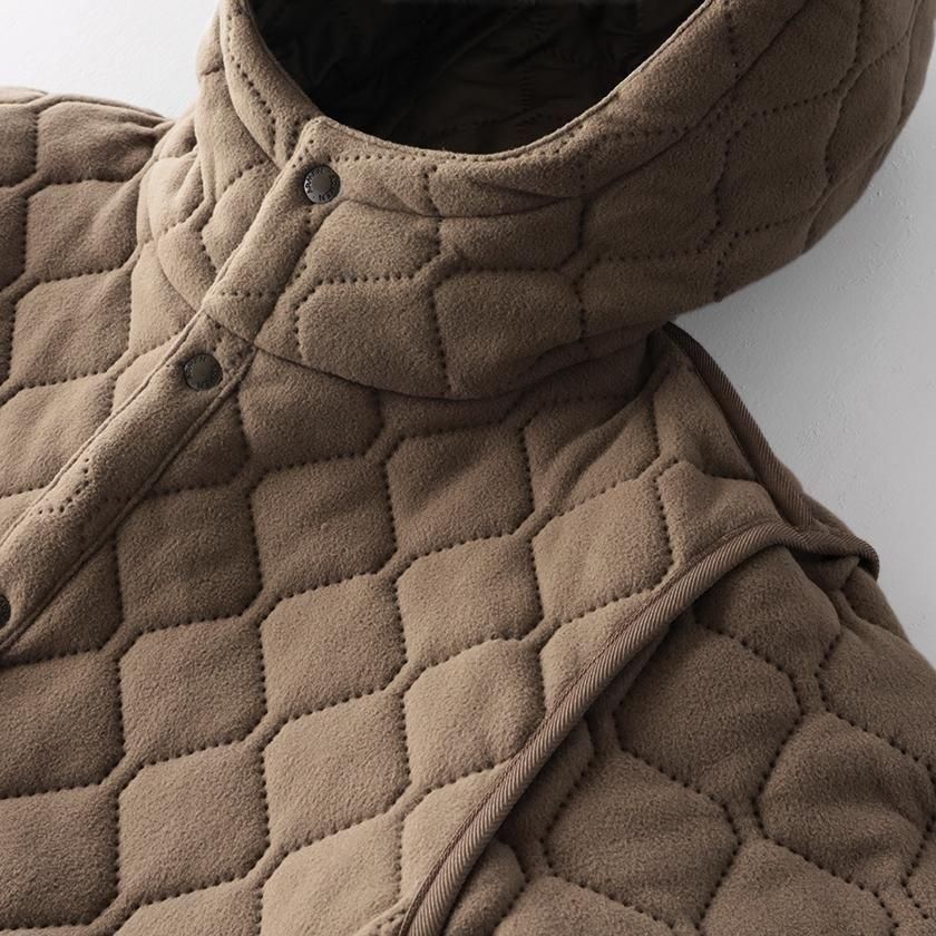 ARMEN ヒートキルト リバーシブルフーデッドコート の通販。- AIDA