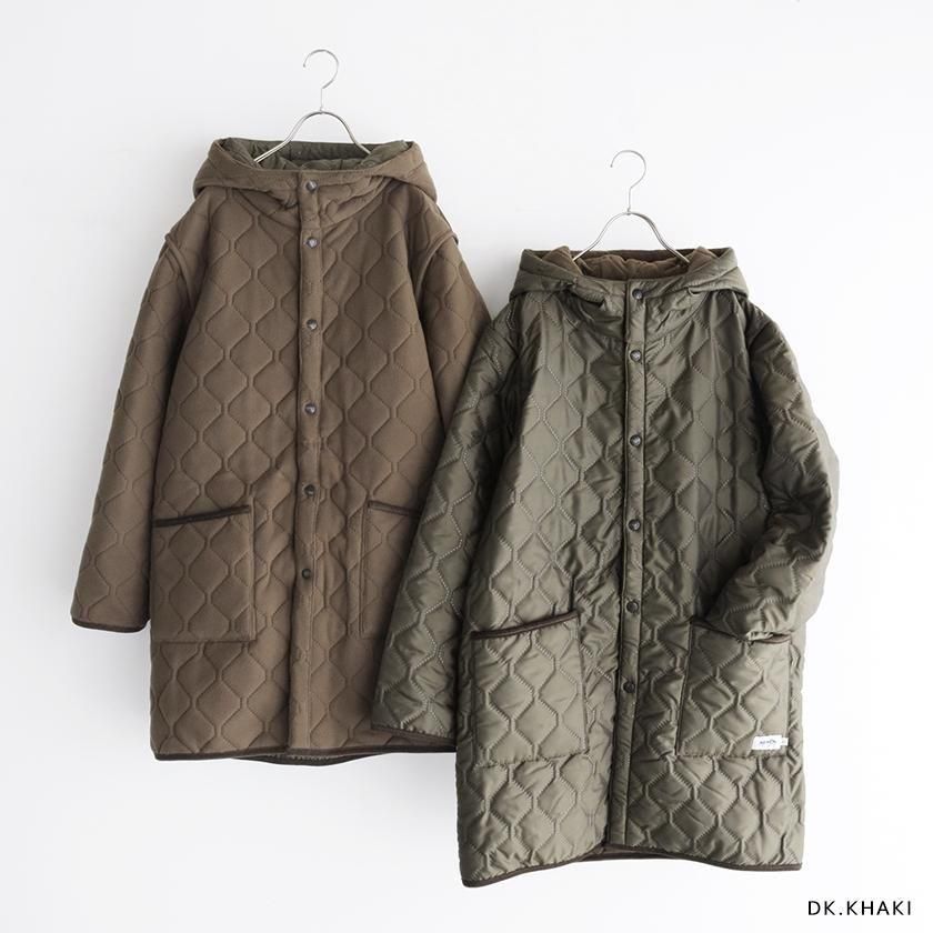 ARMEN ヒートキルト リバーシブルフーデッドコート の通販。- AIDA