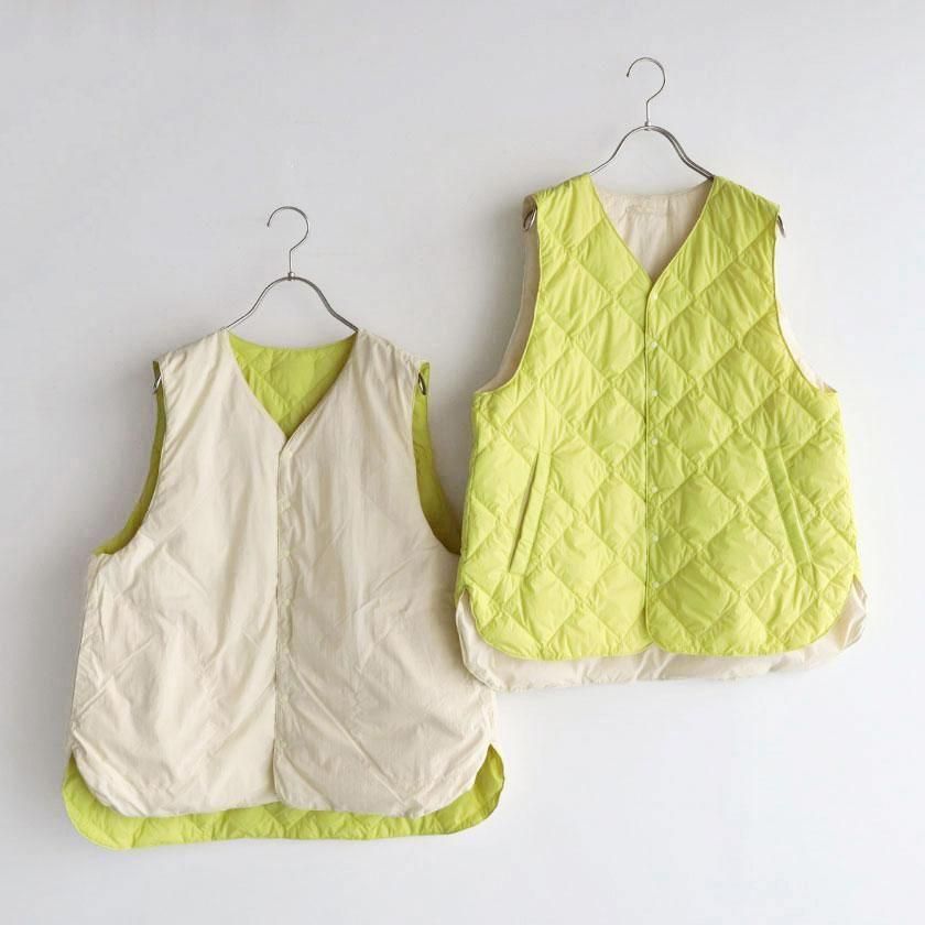 NATURAL LAUNDRY 20デニールナイロンダウン ラウンドヘムベスト の通販