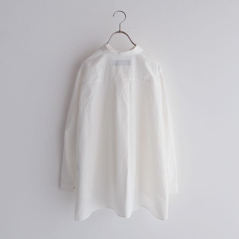 STAMP AND DIARY 40/1シワタイプライター シャツカラービッグシャツ の