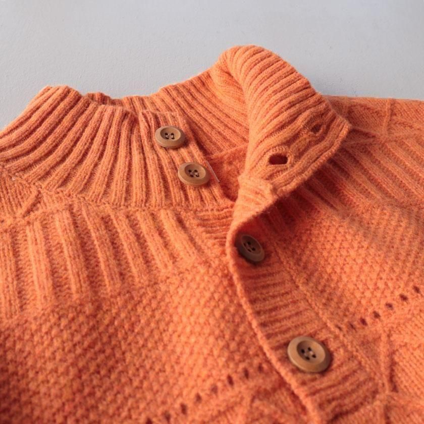 あーらん❣️在庫整理中オーダーページ NATURAL LAUNDRY ラムナイロン アラン柄 ヘンリープルオーバーの通販