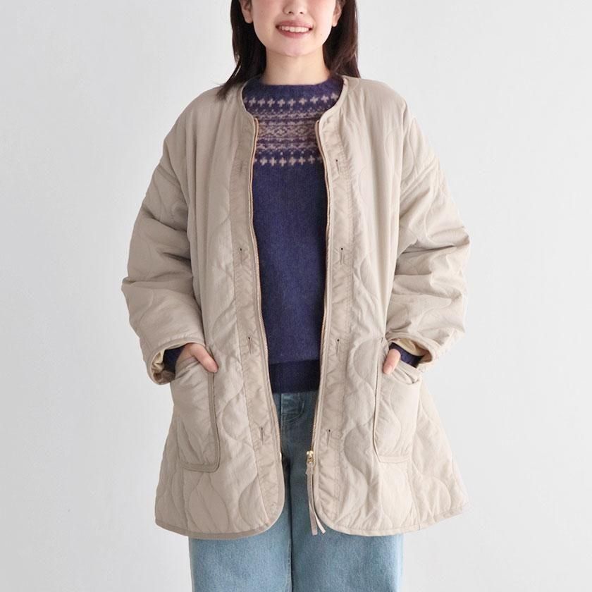 <img class='new_mark_img1' src='https://img.shop-pro.jp/img/new/icons14.gif' style='border:none;display:inline;margin:0px;padding:0px;width:auto;' />kha:ki MIL QUILT ZIP UP JACKET