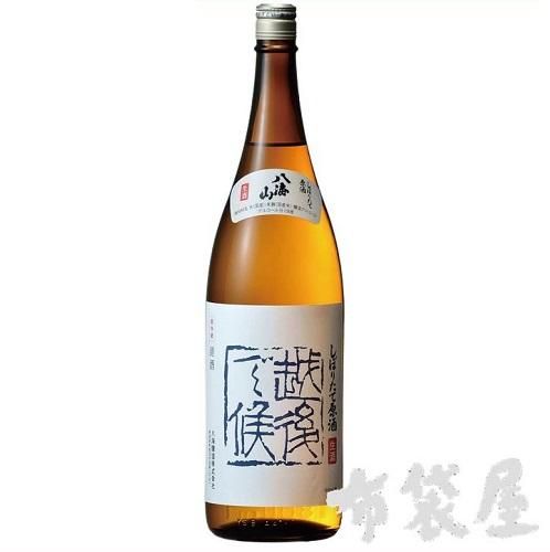 八海山 越後で候 青 しぼりたて原酒（青越後）1.8L｜ほていや酒店(新潟県上越市)