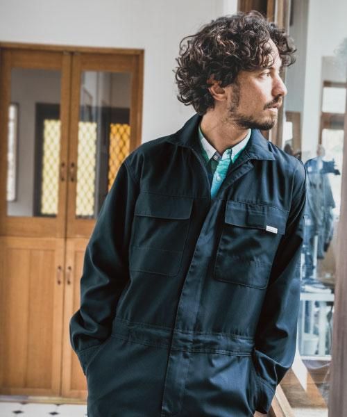 GE-635サマーライトツナギ半袖つなぎ【春夏用】 - SKプロダクト