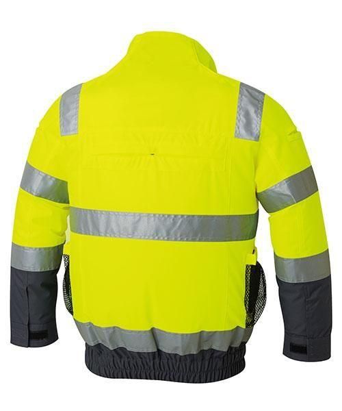 サンエス(SUN-S) 空調風神服KF92521G フルハーネス対応HI－VIS