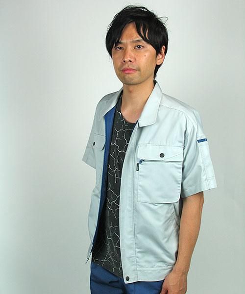 作業服・作業用品 半袖ブルゾン V-MAX17001 大川被服 DAIRIKI