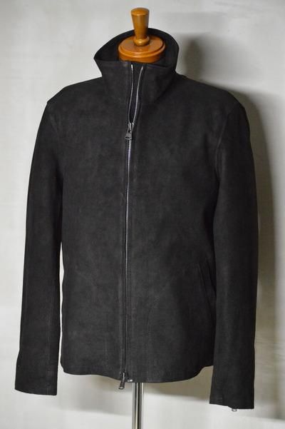 ISAMU KATAYAMA BACKLASH 白鞣しレザーハイネックブルゾン 【公式通販】