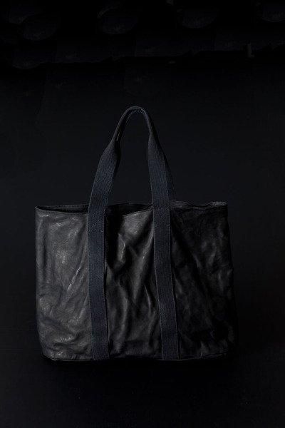 DOUBLE SHOULDER GARMENT-DYED EASY TOTE No. 92-31 BK - ISAMU DOUBLE SHOULDER GARMENT-DYED EASY TOTE No. 92-31 BK - ISAMU