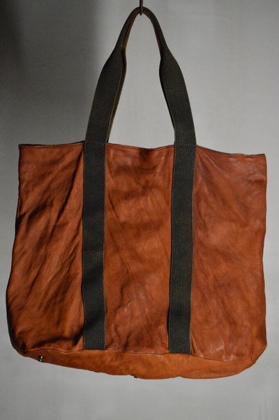 DOUBLE SHOULDER GARMENT-DYED EASY TOTE No. 92-31 BROWN