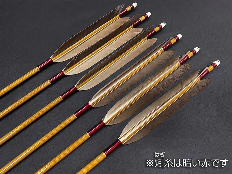 弓道】EASTON ジュラ矢（黒鷲手羽）＋矢筒 - 工具/メンテナンス