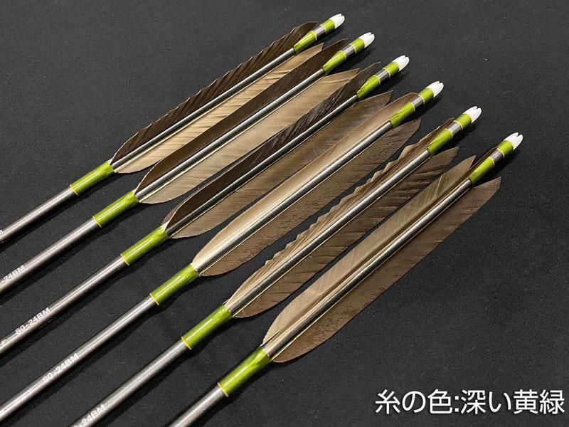 新品 未使用】【弓道 矢】Easton 2015(黒色) 白鷹尾羽 - その他