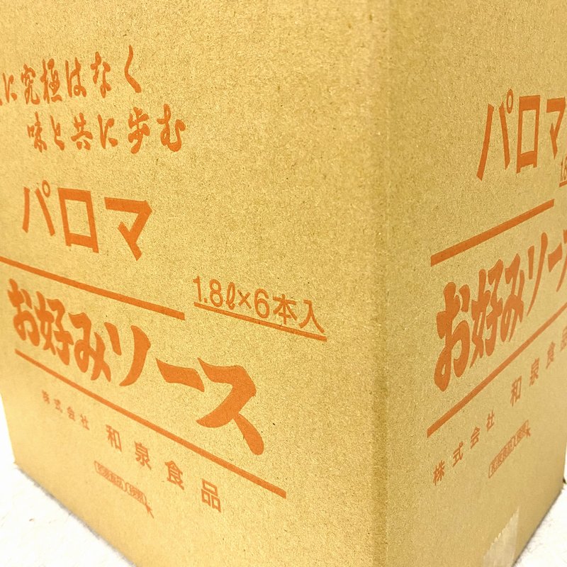 ケース販売】パロマ お好みソース【濃厚】1.8×ℓ6本 業務用 お好み焼き