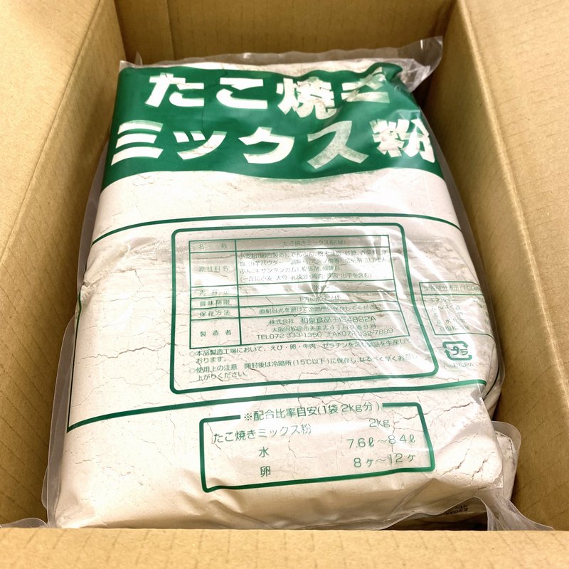 ケース販売】パロマ たこ焼きミックス粉 2ｋｇ 業務用 たこ焼き