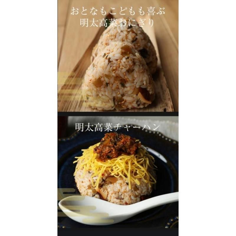 高菜明太 魚屋の明太高菜 | 95g×4パック - Ushop