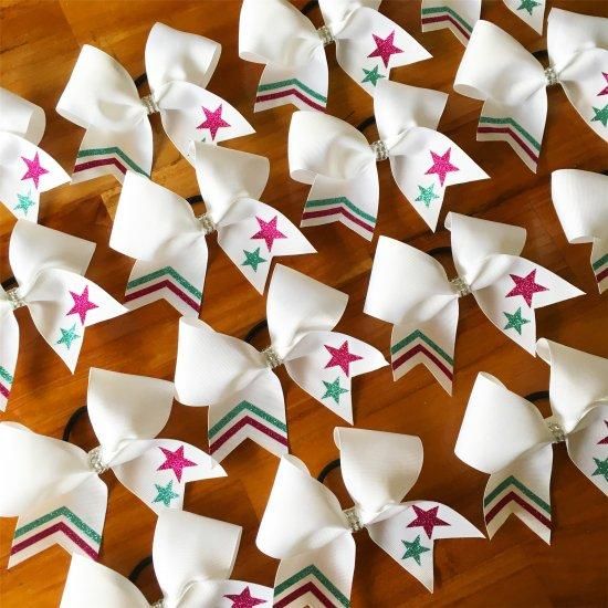 子籠様チアリボンキーホルダー/ブルー（11個：12月15日） - ミスチア