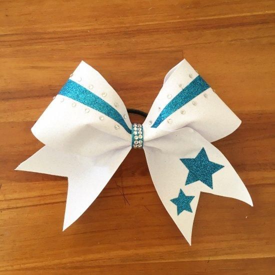 子籠様チアリボンキーホルダー/ブルー（11個：12月15日） - ミスチア