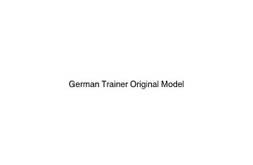 German Trainer Original / 㡼ޥȥ졼ʡꥸʥ