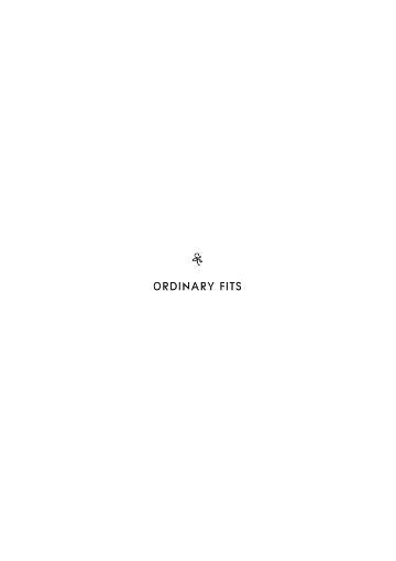 ORDINARY FITS  / オーディナリーフィッツ
