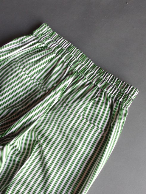 semoh(セモー) / Printed Stripe Pin Tuck Easy Trousers / ピンク