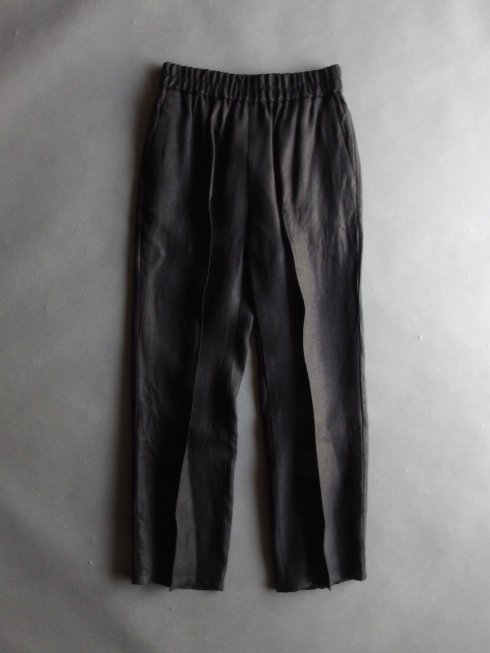 semoh(セモー) / Linen Pin Tuck Easy Trousers / ブラック - セレクト ...