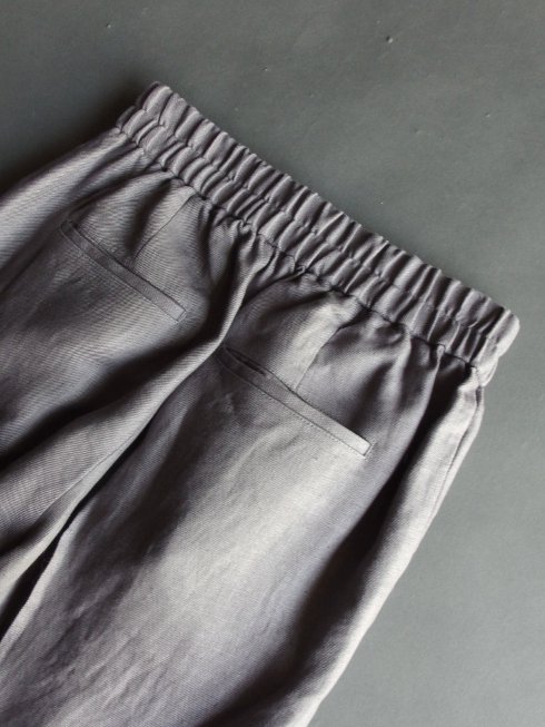 semoh(セモー) / Linen Pin Tuck Easy Trousers / グレー - セレクト 