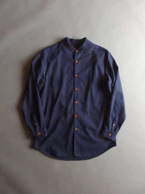 5 Fabric Boucle Band Collar Shirt\r\nSH-0…NEONSIGN