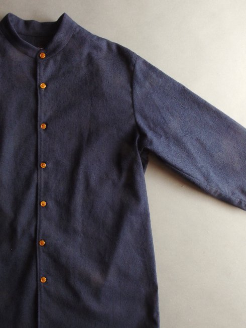 5 Fabric Boucle Band Collar Shirt\r\nSH-0…NEONSIGN