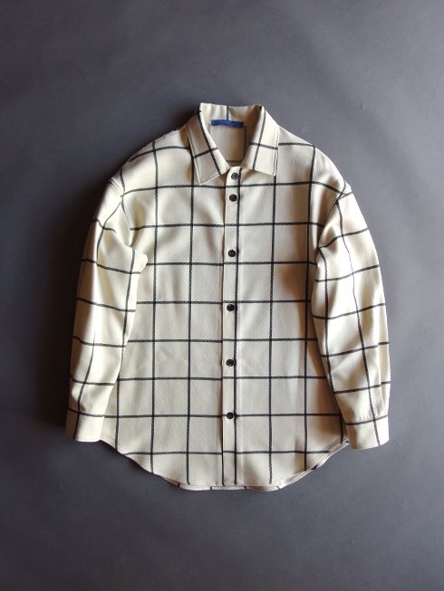 semoh(セモー) / Italian Check Shirt Jacket / ホワイト - セレクトショップRAZEの公式通販サイト