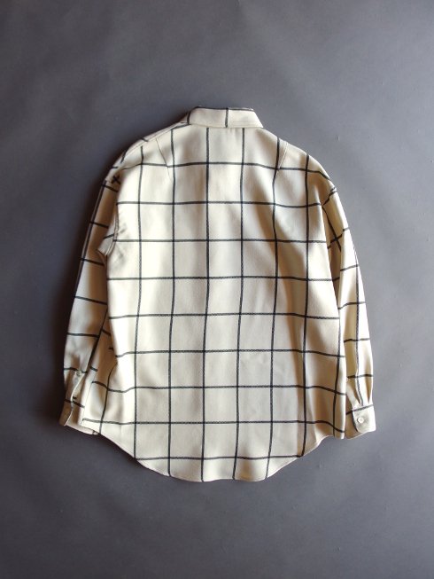 semoh(セモー) / Italian Check Shirt Jacket / ホワイト - セレクトショップRAZEの公式通販サイト