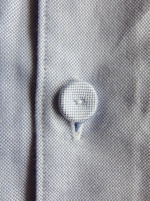 semoh(セモー) / American Sea Island Cotton B.D Shirt / ブルー