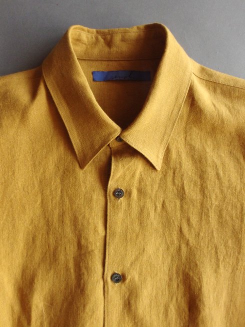 semoh(セモー) / Linen Waist Tuck Shirt / オーカー - セレクトショップRAZEの公式通販サイト