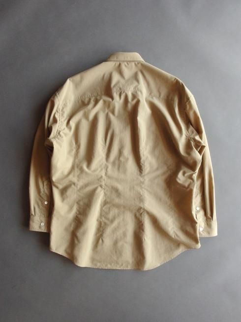semoh(セモー) / Nylon Waist Tuck Shirt / ベージュ - セレクト