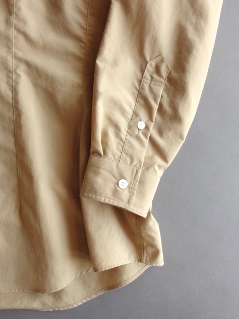 semoh(セモー) / Nylon Waist Tuck Shirt / ベージュ - セレクトショップRAZEの公式通販サイト