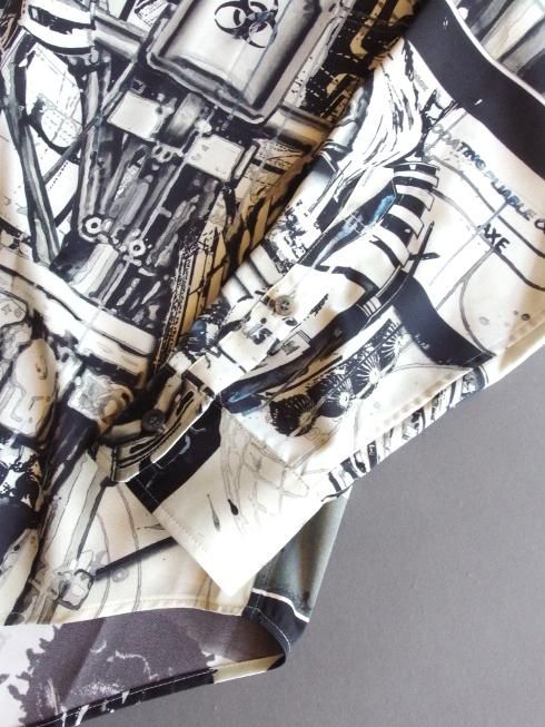 セモー 長袖シャツ ワイドリネンシルクシャツ メンズ SIZE 3